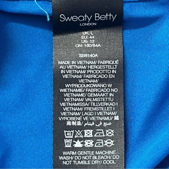 NWT Sweaty Betty Blue Volley Tennis Skirt/Skort - Picture 9 of 16